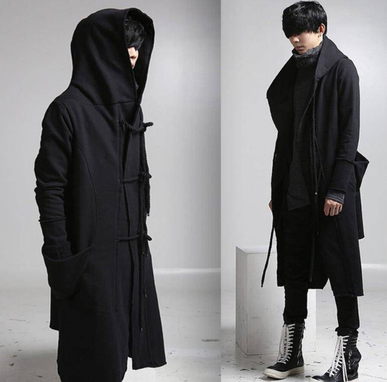 ロングパーカー メンズ ジャケット 秋春 長袖ジャケット 男 おしゃれ 送料無料