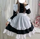萌え ウェイトレスコスプレ エプロン メイド服 長袖ワンピース メイド喫茶 レディースコスチューム ショート丈 可愛いメイド服