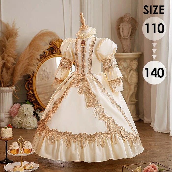 撮影 オペラ声楽 ステージ衣装 演劇服装 ヨーロッパ 復古 舞台衣装 お嬢様 王族服 宮廷 ロング 油絵風 ..