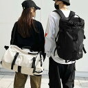 40L リュックサック ナイロン カジュアル 大容量 メンズ?レディース兼用 ダッフルバッグ 4WAY ボストンバッグ