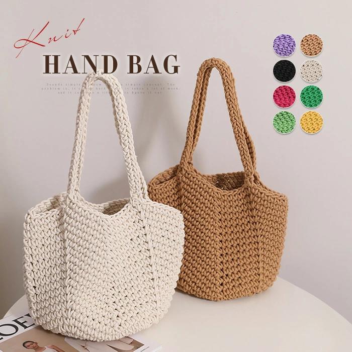 無地 トートバッグ バッグ エコバッグ 手提げ 肩掛け かごバッグ レディース メッシュ 夏バッグ 浴衣 ネットバッグ きれ 大容量