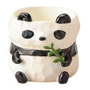 ★【在庫限り】グリーンハウス ミニミニレジンポット 3770-A パンダ【取寄品】