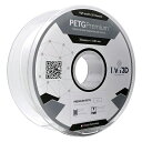★【在庫限り】TAGin3D 3Dプリンター用フィラメント PETGプレミアムフィラメント PETGPRM-1.75WT ホワイト 1kg【取寄品】