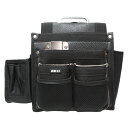 藤原産業 SK11 匠 仮枠大工釘袋 レザー SC-12