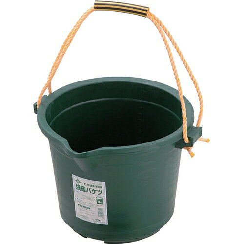 藤原産業 緑長 強靱バケツ 16カタ グリーン