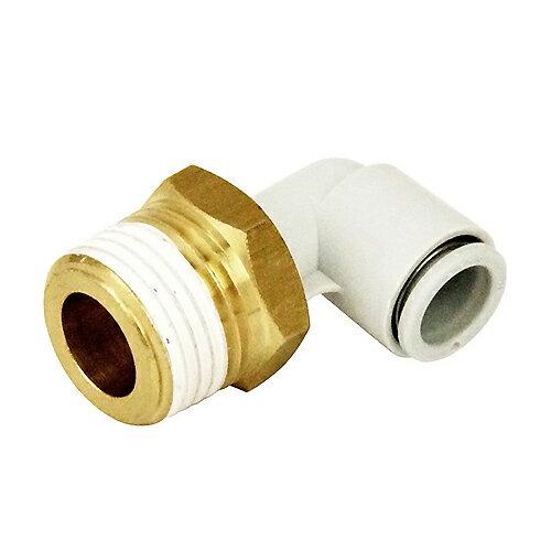 ［5個までゆうパケ対応］藤原産業 SK11 W管継手 エルボユニオン KQ2L10-04AS