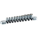 KTC ネプロス ネプロス6.3sq.ソケットセット(六角)10個組 NTB210A【取寄品】