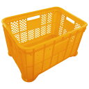 安全興業 採集コンテナ 平底 オレンジ【取寄品】