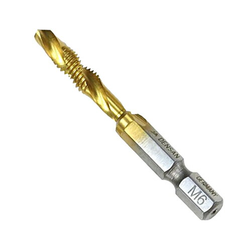 デンサン タップ&ドリル(チタンコーティング) TPD-T6RH【取寄品】