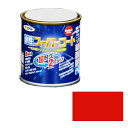 アサヒペン 多用途 水性スーパーコート 1/12L 赤【取寄品】