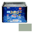 アサヒペン 多用途 水性スーパーコート 5L ソフトグレー【取寄品】