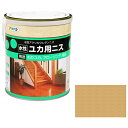 アサヒペン 水性ユカ用ニス 1.6L ハンツヤ透明【取寄品】