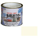 アサヒペン 水性多用途カラー 1/5L バニラホワイト【取寄品】