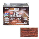 アサヒペン 油性木部防虫防腐ステインEX 7L マホガニー【取寄品】