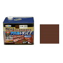 アサヒペン 油性高耐久アクリルトタン用α こげ茶 6kg【取寄品】