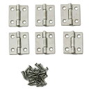 ハイロジック ステンレス蝶番 25mm 17490 6枚入り【取寄品】
