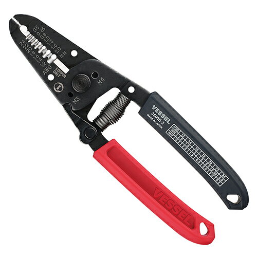 ［3個までゆうパケ対応］ベッセル ワイヤーストリッパー ねじカッター付 3.5