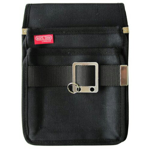 コヅチ 和柄二段腰袋前ベルト付 NKC-02-BK-B