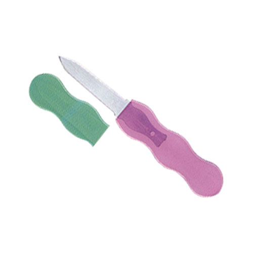 ［2個までゆうパケ対応］ドラパス おもしろザクザクナイフ 42-842 パープル