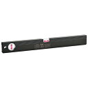エビス ベーシックレベル ブラック 450mm ブラック/レッド ED-45BR