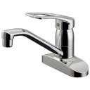 カクダイ シングルレバー混合栓 116-112K