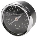 藤原産業 部品 エアーコンプレッサー用部品:圧力計(大) 2D1220D14MPA