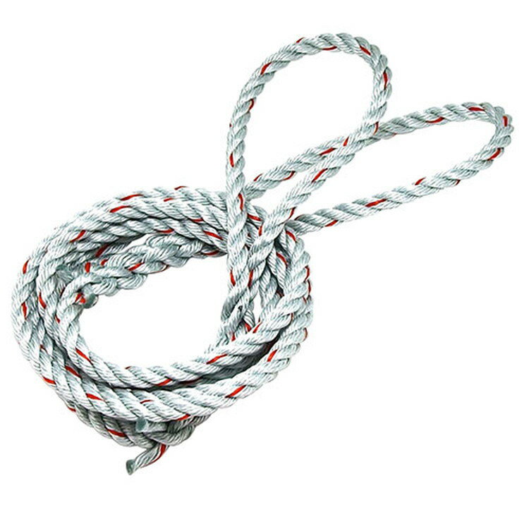 ユタカメイク 台付ロープ φ12mm×5m 日本製 DR-125【取寄品】