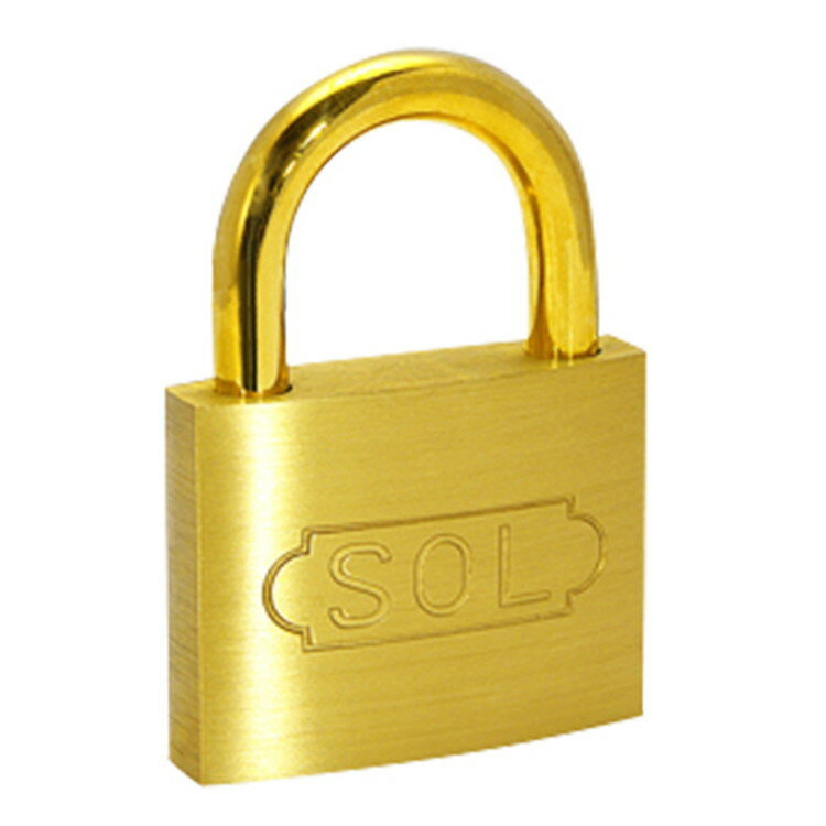 SOL南京錠 No.2500 45mm ドウイツカギ【取寄品】