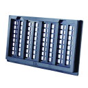 床下換気孔新風200×400 クロ アミツキ【取寄品】
