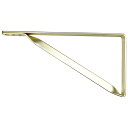 久宝金属製作所 アルミインテリア棚受L120×250 シャンパンゴールド 1組2本入 T1421 120x250【取寄品】