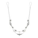 TOSO ワイヤータッセル P65 パールシルバー 1本【取寄品】