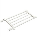 平安伸銅 突っ張り棚 ミニ ホワイト 耐荷重15〜10kg 幅45〜67cm TS-45【取寄品】