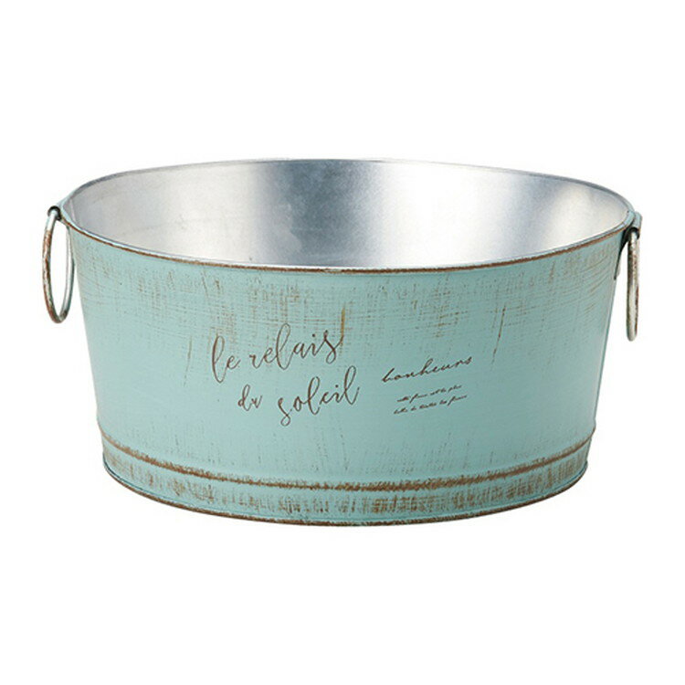 グリーンハウス ペールカラーブリキ サークル M 4815-B-MT【取寄品】