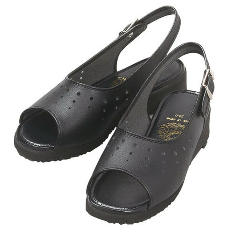 マリアンヌ オフィスサンダル 2280 クロ 22.0cm【取寄品】