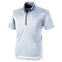 C’sCLUB パフォーマンスZIP 半袖ポロシャツ シルバー 1121-26-L【取寄品】
