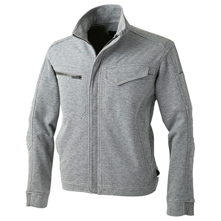 DOGMAN ダブルニットブルゾン Lグレー 8238-809-L【取寄品】