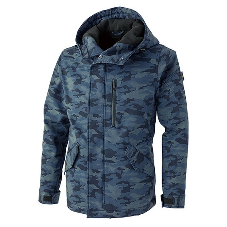 HOP-SCOT ドット迷彩ストレッチボンディングコート 迷彩グレー 9489-42-M【取寄品】