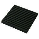 光 両面スジ入りゴム100mm角 KWB-1010【取寄品】