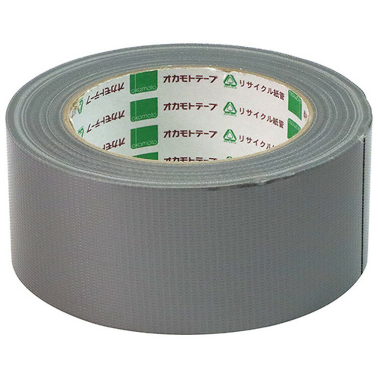 オカモト 現場テープ シルバー No.440 50mm×25m No440 シルバー 50mmX25M