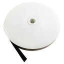 アラコー 面ファスナー縫製用 雄雌兼用 25mmX25m 黒【取寄品】