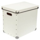 安達紙器 硬質パルプボックス フタ式大 PBF-823 ホワイト【取寄品】