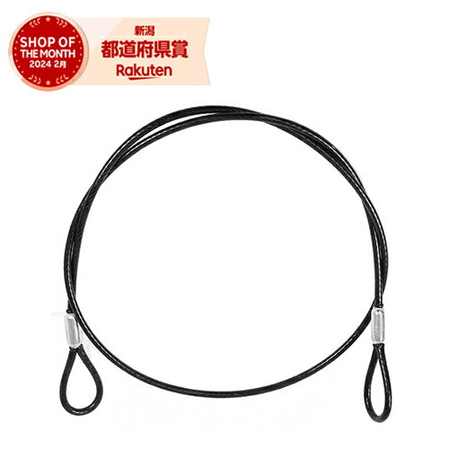 ［2個までゆうパケ対応］ニッサチェイン 鉄 カットワイヤ1040mm Y-64 黒【取寄品】