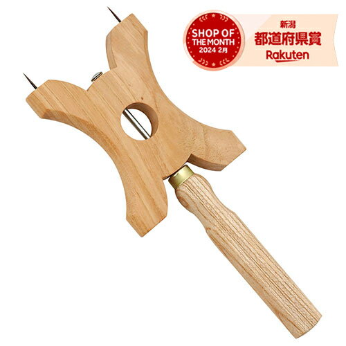 ［10個までゆうパケ対応］藤原産業 千吉 木製凧糸巻 小