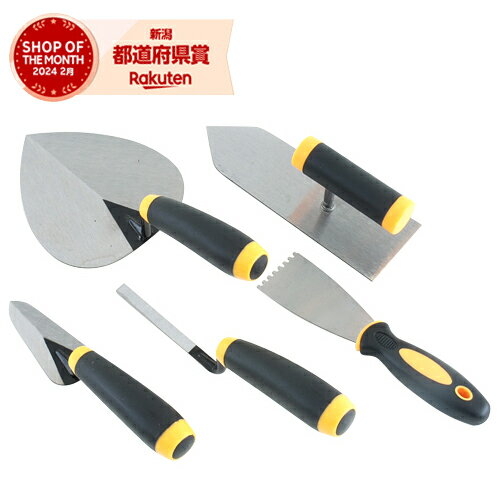 藤原産業 E-Value DIY左官鏝5点セット