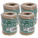 まつうら工業 丸三産業 ジュート麻ひも 約30m(100g-4個セット) JUTE-HEMP-100G-30mX4P 30m【取寄品】