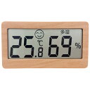 CRECER 木目調調デジタル温湿度計 CR-2300J【取寄品】