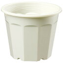 ヤマト 花鉢 4号 0.5L クリーム【取寄品】
