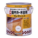 サンデーペイント 油性屋外木部用ウレタンニス 1.6L トウメイ【取寄品】
