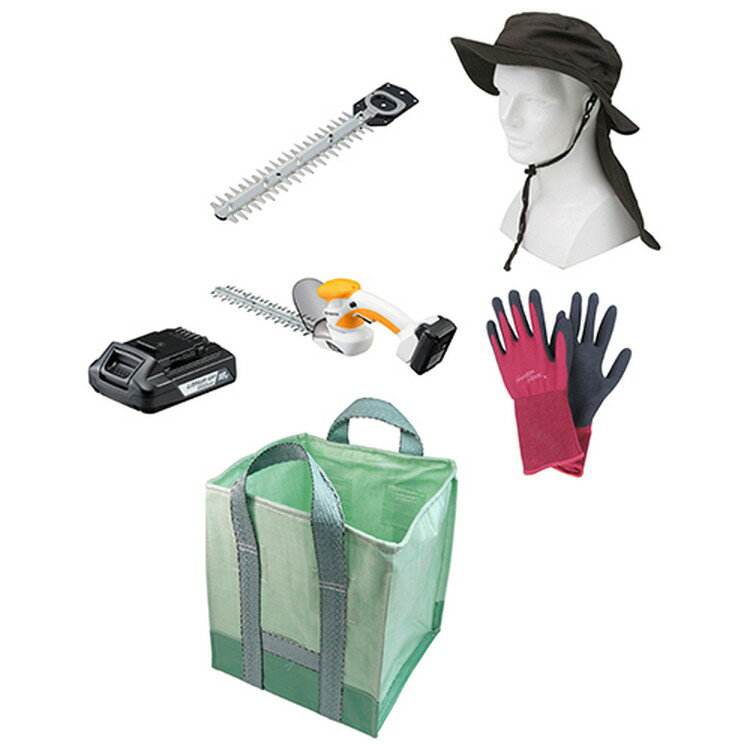 京セラ(リョービ) 充電式ヘッジトリマー 666600A & BPHT-1800用ブレード組立 67300027 & 18Vリチウムイオン電池パック B-181...