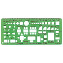 シンワ テンプレート 家具定規 66008 TD-2